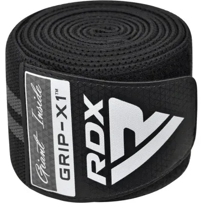 Бінти на коліна RDX KR11 Gym Knee Wrap 200 см 2 шт Black Grey (WAH-KR11BG) Бінти на коліна RDX KR11 Gym Knee Wrap 200 см 2 шт Black Grey (WAH-KR11BG)