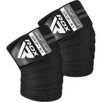 Бінти на коліна RDX KR11 Gym Knee Wrap 200 см 2 шт Black Grey (WAH-KR11BG) Бінти на коліна RDX KR11 Gym Knee Wrap 200 см 2 шт Black Grey (WAH-KR11BG)