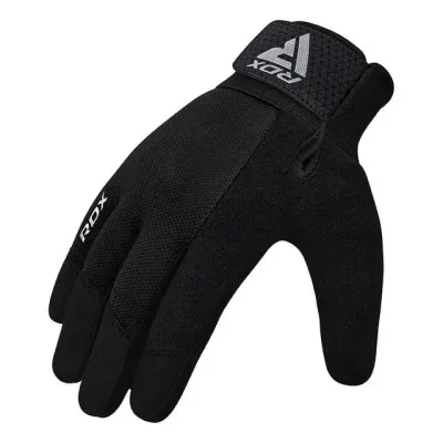 Перчатки для фитнеса RDX W1 Full Finger Plus Black M (WGA-W1FB-M+)