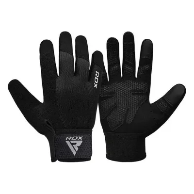Перчатки для фитнеса RDX W1 Full Finger Plus Black M (WGA-W1FB-M+)