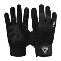 Рукавички для фітнесу RDX W1 Full Finger Plus Black M (WGA-W1FB-M+) Рукавички для фітнесу RDX W1 Full Finger Plus Black M (WGA-W1FB-M+)