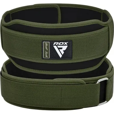 Пояс для тяжелой атлетики RDX RX5 Double Belt Army Green L