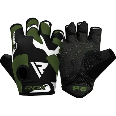 Перчатки для фитнеса RDX F6 Sumblimation Black Green M (WGS-F6GN-M)