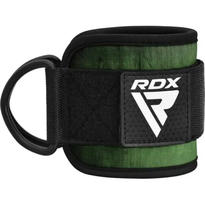 Манжети на щиколотку RDX A4 Gym Ankle Pro Army Green Pair 26х10 см Зелений Манжети на щиколотку RDX A4 Gym Ankle Pro Army Green Pair 26х10 см Зелений