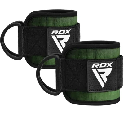 Манжети на щиколотку RDX A4 Gym Ankle Pro Army Green Pair 26х10 см Зелёный Манжети на щиколотку RDX A4 Gym Ankle Pro Army Green Pair 26х10 см Зелёный
