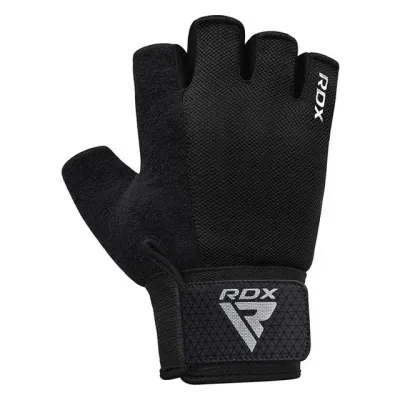 Перчатки для фитнеса RDX W1 Half Plus Black M (WGA-W1HB-M+)
