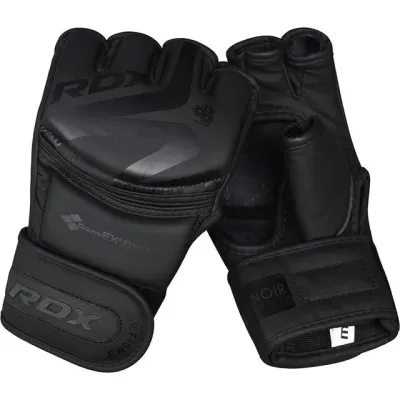 Перчатки ММА RDX F15 Noir Matte Black XL капа Перчатки ММА RDX F15 Noir Matte Black XL капа