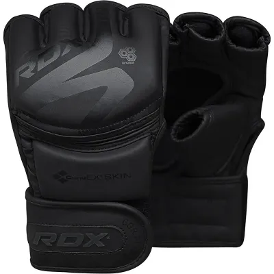 Перчатки ММА RDX F15 Noir Matte Black XL капа Перчатки ММА RDX F15 Noir Matte Black XL капа