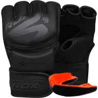 Рукавиці для ММА RDX F15 Noir Matte Black XL капа Рукавиці для ММА RDX F15 Noir Matte Black XL капа