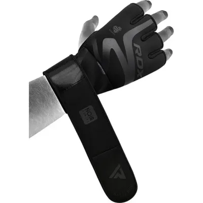 Рукавиці неопренові RDX T15 Noir Inner Matte Black M Рукавиці неопренові RDX T15 Noir Inner Matte Black M
