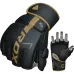 Перчатки ДЛЯ ММА RDX F6 Kara Matte Golden M капа Перчатки ДЛЯ ММА RDX F6 Kara Matte Golden M капа
