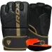 Перчатки ДЛЯ ММА RDX F6 Kara Matte Golden M капа