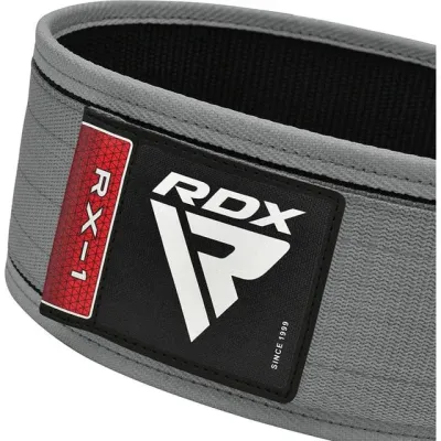 Пояс для тяжелой атлетики RDX RX1 Weight Lifting Belt Grey M