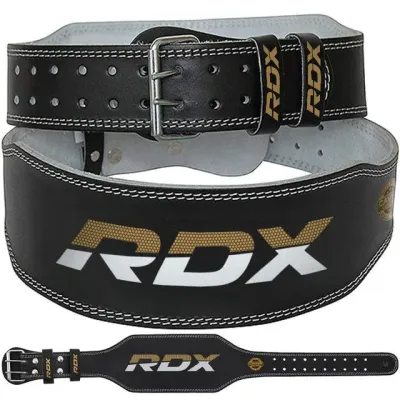 Пояс для тяжелой атлетики RDX 6 Black Gold XL (WBS-6RB-XL) Пояс для тяжелой атлетики RDX 6 Black Gold XL (WBS-6RB-XL)