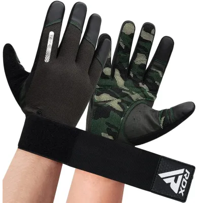 Перчатки для фитнеса RDX T2 Touch Screen Friendly Full Fingerf Army Green M (WGA-T2FA-M) Перчатки для фитнеса RDX T2 Touch Screen Friendly Full Fingerf Army Green M (WGA-T2FA-M)