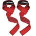 Лямки для тяги RDX S4 Gym Cotton Gel Straps Red Plus
