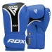 Боксерські рукавиці RDX Aura Plus T-17 Blue Black 14 унцій капа Боксерські рукавиці RDX Aura Plus T-17 Blue Black 14 унцій капа