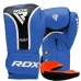 Боксерські рукавиці RDX Aura Plus T-17 Blue Black 14 унцій капа