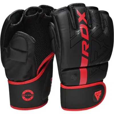 Рукавиці для ММА RDX F6 Kara Matte Red M капа Рукавиці для ММА RDX F6 Kara Matte Red M капа