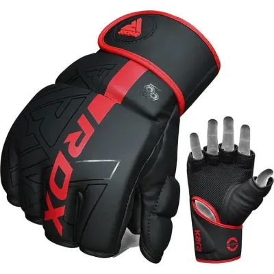 Рукавиці для ММА RDX F6 Kara Matte Red M капа Рукавиці для ММА RDX F6 Kara Matte Red M капа