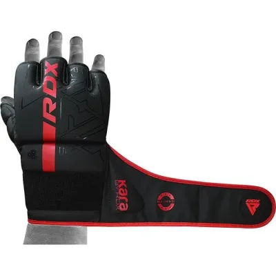 Рукавиці для ММА RDX F6 Kara Matte Red M капа Рукавиці для ММА RDX F6 Kara Matte Red M капа