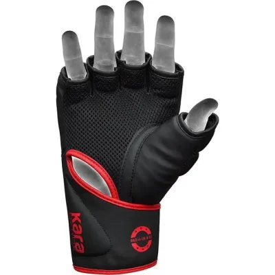 Рукавиці для ММА RDX F6 Kara Matte Red M капа Рукавиці для ММА RDX F6 Kara Matte Red M капа
