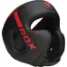 Боксерский шлем RDX F6 KARA Matte Red M капа в комплекте Боксерский шлем RDX F6 KARA Matte Red M капа в комплекте