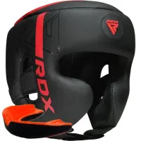 Боксерський шолом RDX F6 KARA Matte Red M капа у комплекті Боксерський шолом RDX F6 KARA Matte Red M капа у комплекті