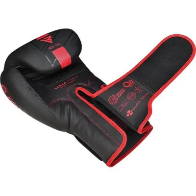 Боксерські рукавиці RDX F6 Kara Matte Red 10 унцій капа в комплекті