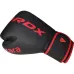 Боксерські рукавиці RDX F6 Kara Matte Red 16 унцій капа в комплекті