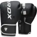 Боксерські рукавиці RDX F6 Kara Matte White 12 унцій капа Боксерські рукавиці RDX F6 Kara Matte White 12 унцій капа