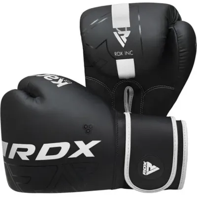 Боксерські рукавиці RDX F6 Kara Matte White 16 унцій капа