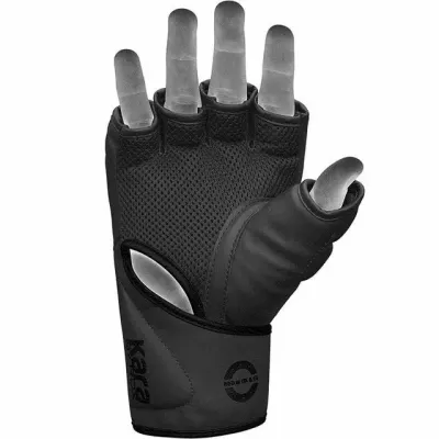 Рукавиці для ММА RDX F6 Kara Matte Black M капа