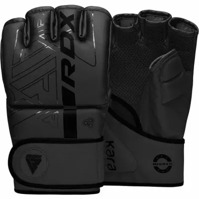 Рукавиці для ММА RDX F6 Kara Matte Black L капа Рукавиці для ММА RDX F6 Kara Matte Black L капа