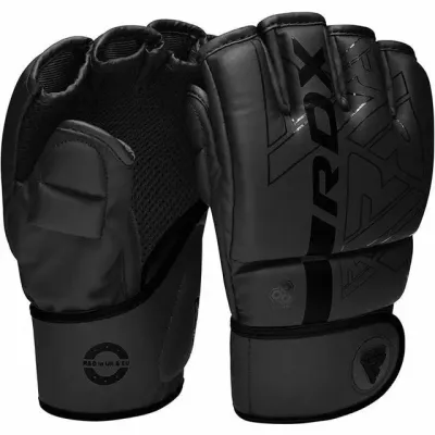 Рукавиці для ММА RDX F6 Kara Matte Black L капа Рукавиці для ММА RDX F6 Kara Matte Black L капа