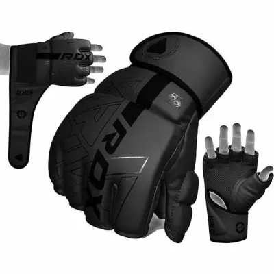 Рукавиці для ММА RDX F6 Kara Matte Black L капа Рукавиці для ММА RDX F6 Kara Matte Black L капа