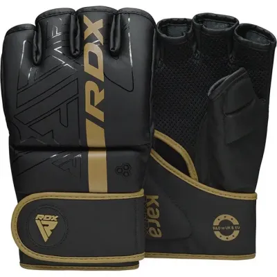 Перчатки для ММА RDX F6 Kara Matte Golden XL капа