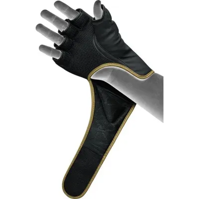 Перчатки для ММА RDX F6 Kara Matte Golden XL капа