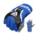 Перчатки для ММА RDX Aura Plus T-17 Blue Black S капа
