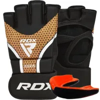 Рукавиці для ММА RDX Aura Plus T-17 Black Golden XL капа