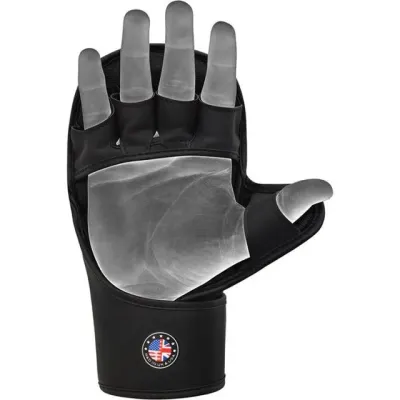 Перчатки для ММА RDX Shooter Aura Plus T-17 Black Golden XL капа Перчатки для ММА RDX Shooter Aura Plus T-17 Black Golden XL капа