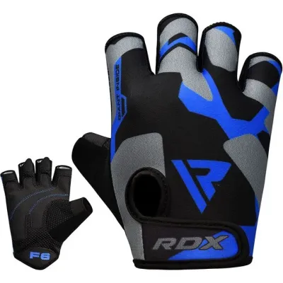 Рукавички для фітнесу RDX F6 Sumblimation Blue XL (WGS-F6U-XL)