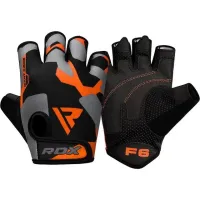 Рукавички для фітнесу RDX F6 Sumblimation Orange S (WGS-F6O-S) Рукавички для фітнесу RDX F6 Sumblimation Orange S (WGS-F6O-S)