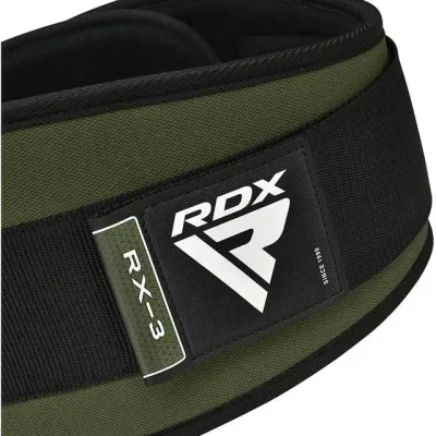 Пояс для важкої атлетики RDX RX3 EVA Curve Army Green M