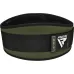 Пояс для важкої атлетики RDX RX3 EVA Curve Army Green S
