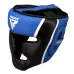 Боксерский шлем RDX AURA PLUS T-17 Blue/Black S капа в комплекте Боксерский шлем RDX AURA PLUS T-17 Blue/Black S капа в комплекте