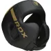 Боксерський шолом RDX F6 KARA Matte Golden L капа у комплекті Боксерський шолом RDX F6 KARA Matte Golden L капа у комплекті
