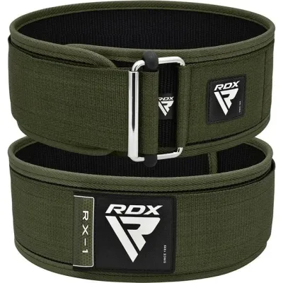 Пояс для тяжелой атлетики RDX RX1 Weight Lifting Belt Army Green M