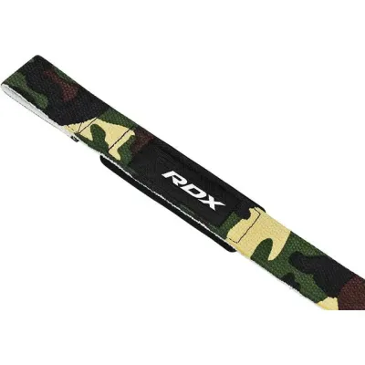 Лямки для тяги RDX W1 Gym Single Strap Camo Green Plus