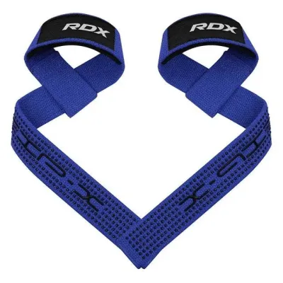 Лямки для тяги RDX S4 Gym Cotton Gel Straps Blue Plus Лямки для тяги RDX S4 Gym Cotton Gel Straps Blue Plus